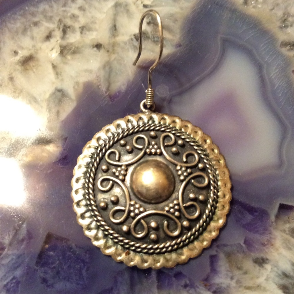 🚫SOLD🚫Dangling concho earrings 925 - Picture 3 of 7
